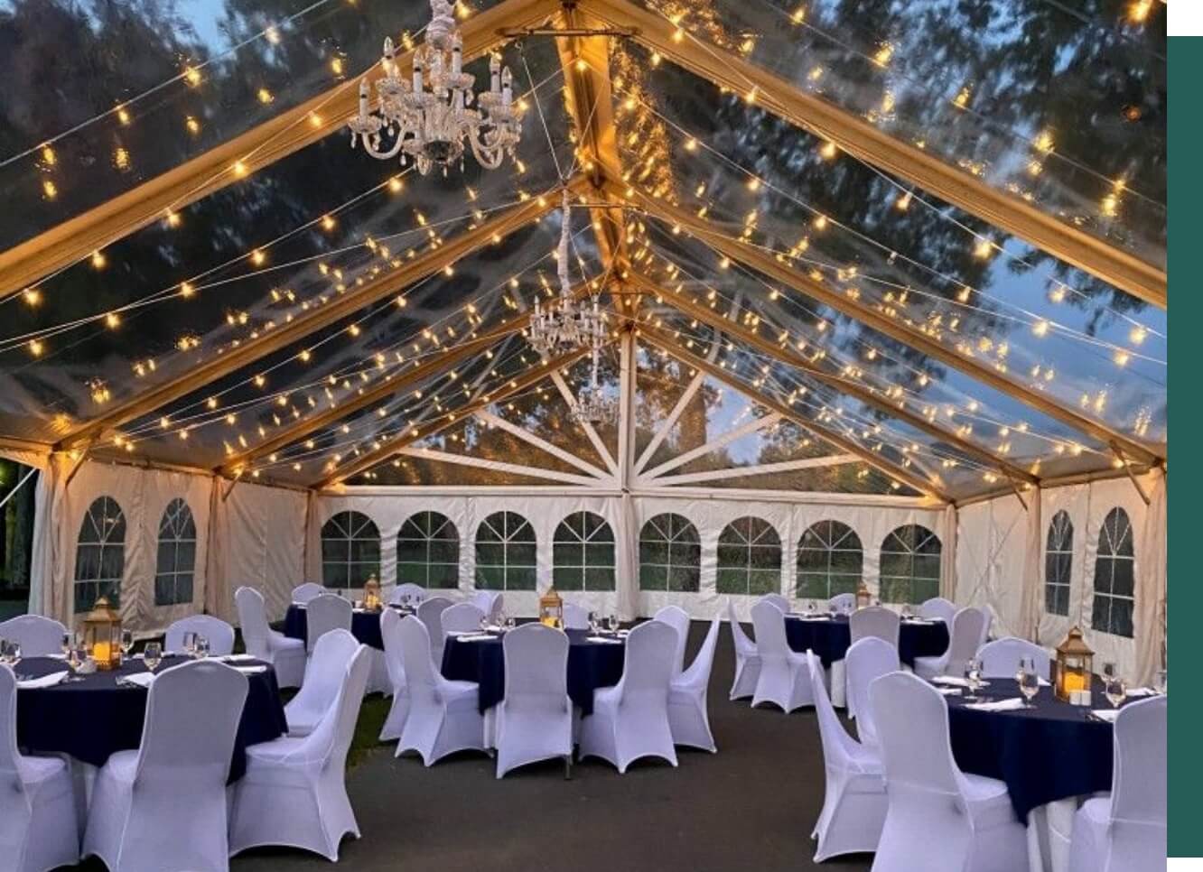 Elegant event setup by Kasr Rental